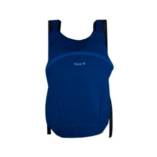 mochila portatil hune eco 14l plegable azul oceano poliester reciclado 48x30x10cm
