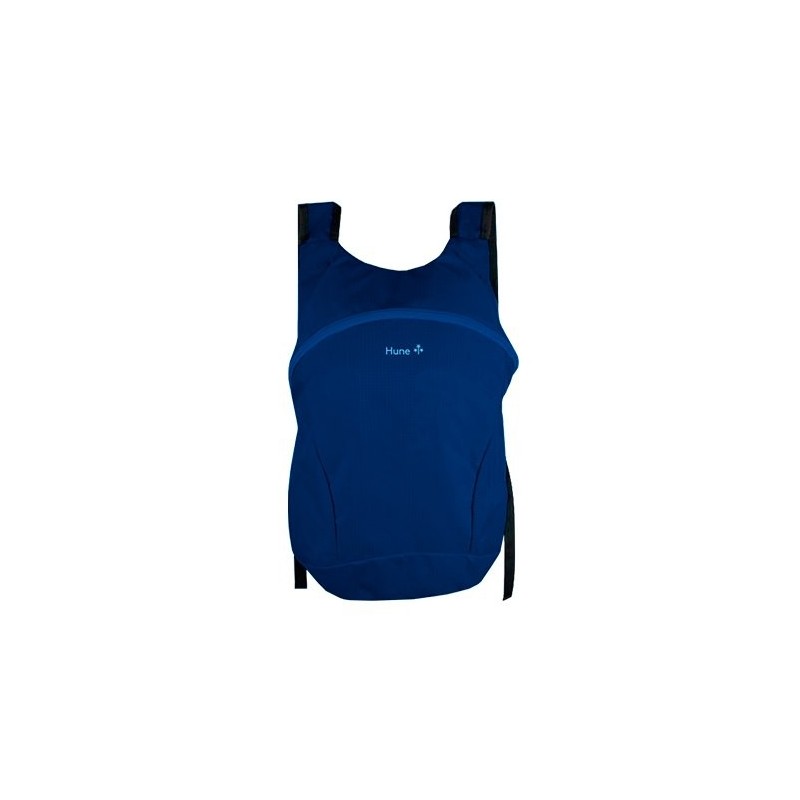 mochila portatil hune eco 14l plegable azul oceano poliester reciclado 48x30x10cm