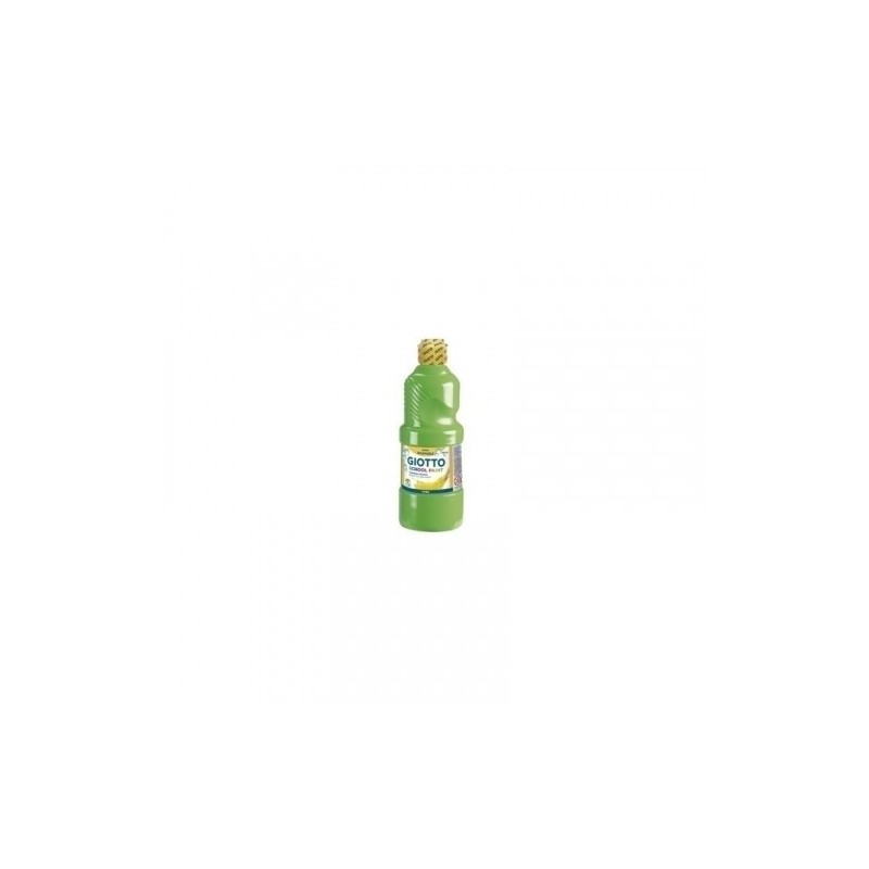 giotto giotto tempera escolar 500 ml botella verde