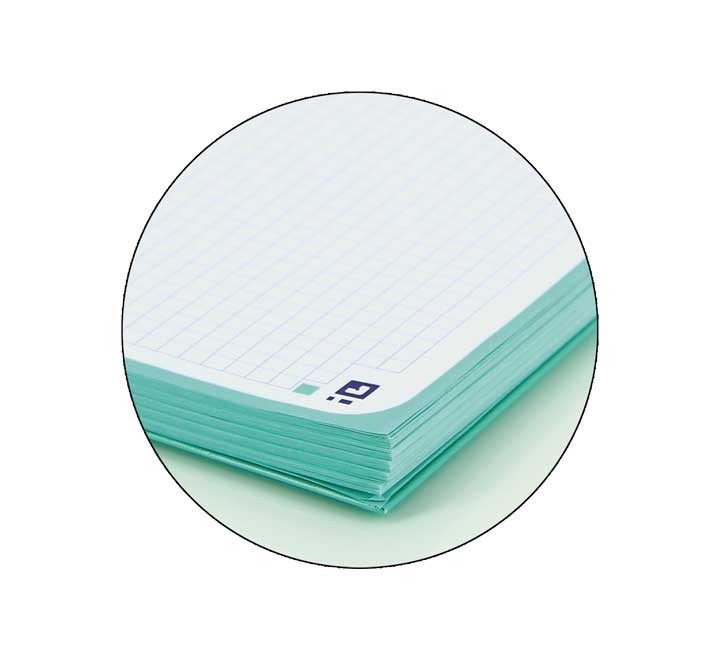 (desc.) cuad. oxford touch a4 80h 5x5 aqua