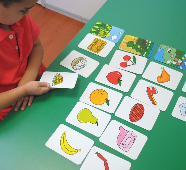 set 9 tarj. alimentos procedencia henbea 926