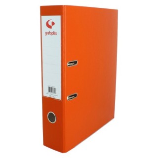 grafoplas archivador palanca 65 color naranja a4 lomo ancho 290x320x75 grafoplas 17269552  pack: 12