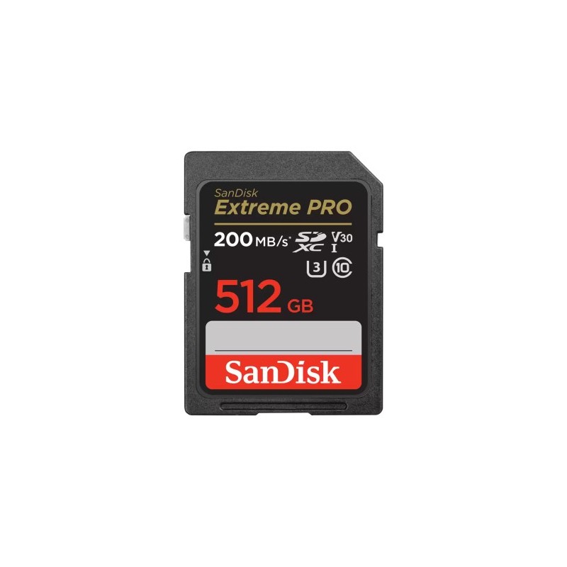 sandisk sandisk extreme pro 512 gb sdxc clase 10