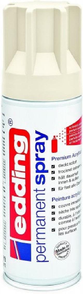 edding spray blanco crema mate. edding 5200-921