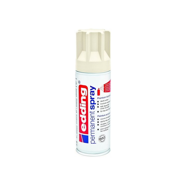edding spray blanco crema mate. edding 5200-921