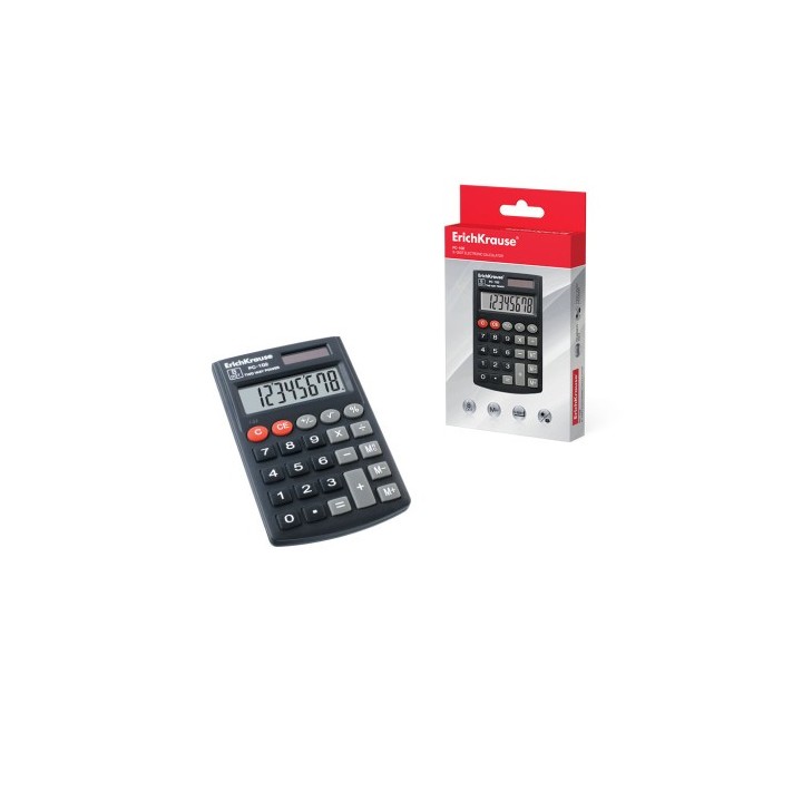 erich krause calculadora de bolsillo pc-102 8digitos erich krause 40102