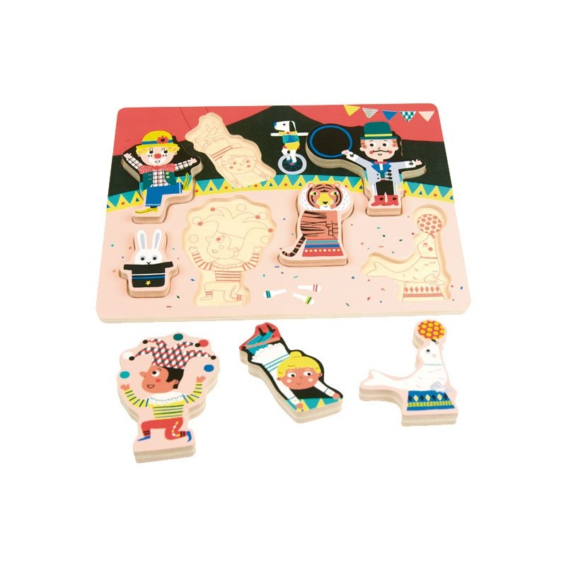(desc.) puzzle 7 pz andreu toys circo