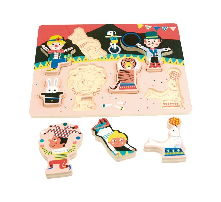 (desc.) puzzle 7 pz andreu toys circo