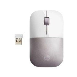 hp mouse raton hp wireless inalambrico z3700 -  hasta 1200dpi -  blanco y rosa