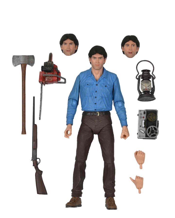 neca figura neca evil dead scale ultimate ash 40 aniversario 18 cm