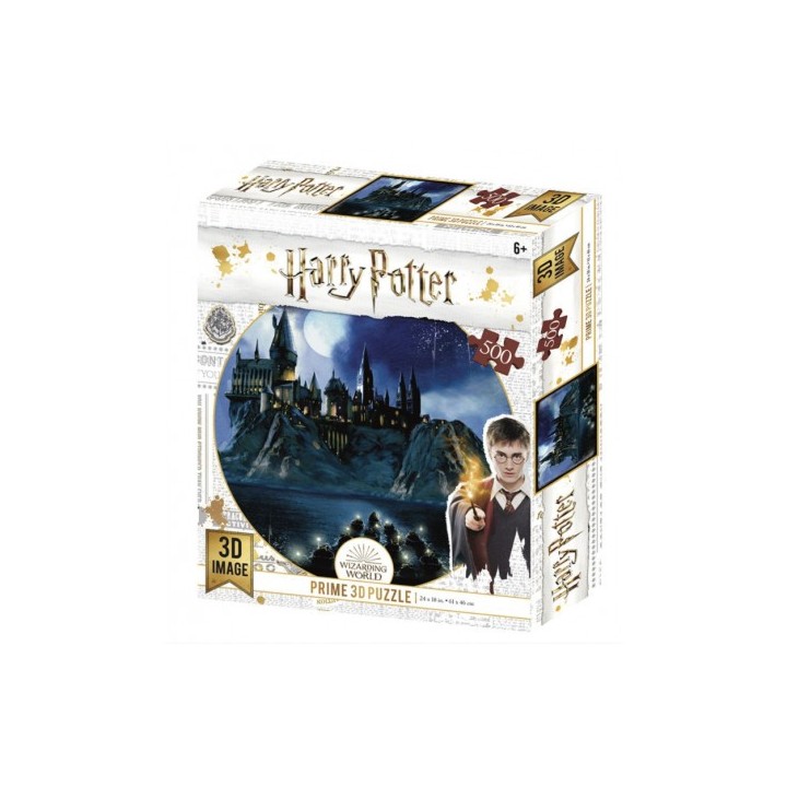prime 3d puzzle 3d lenticular harry potter hogwarts 500 piezas