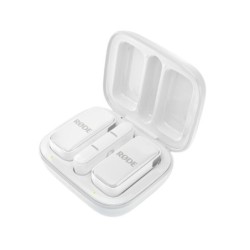 microfono wireless rode micro l white lightning 21h battery gainassist 21dba 73db