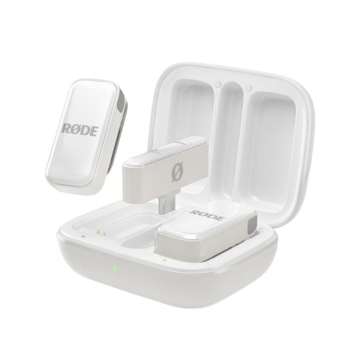 microfono wireless rode micro l white lightning 21h battery gainassist 21dba 73db