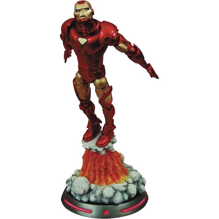 diamond collection figura diamond select toys marvel iron man