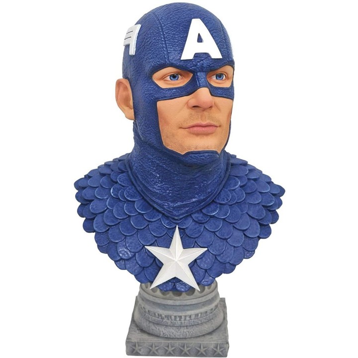 diamond collection figura diamond collection marvel comics capitan america legends collection 1 - 2