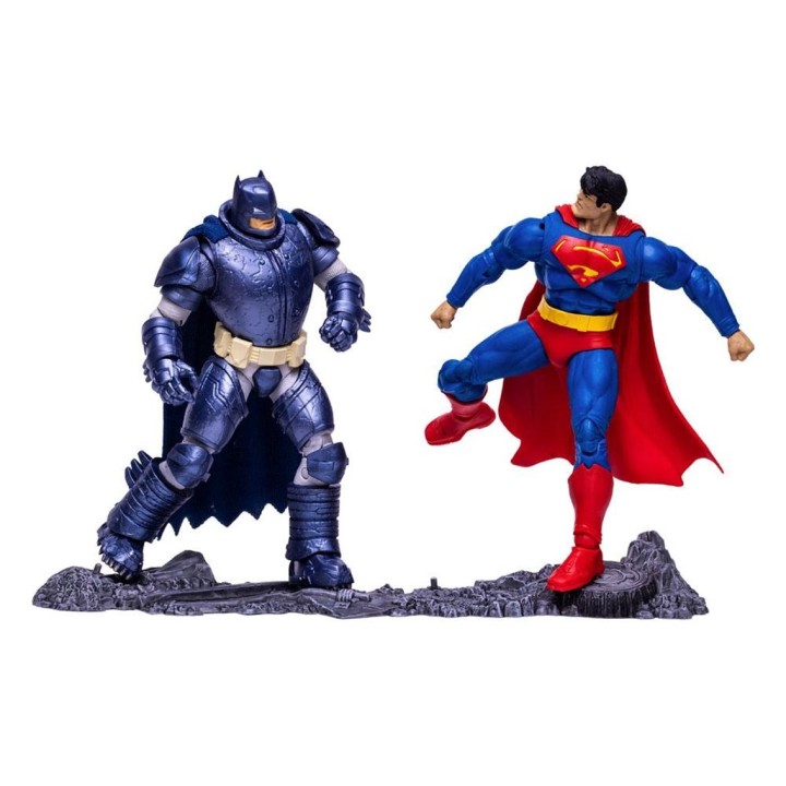 mcfarlane toys pack 2 figuras mcfarlane toys collector multipack superman vs. armored batman