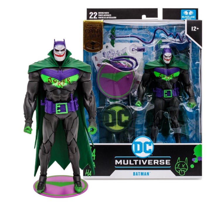 mcfarlane toys figura mcfarlane toys dc multiverse 7in -  batman (batman: white knight)(jokerized)(g