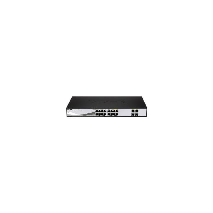 d - link switch d - link 16 puertos dgs - 1210 - 16 10 - 100 - 1000 +4ptos. sfp layer 2 smart iii