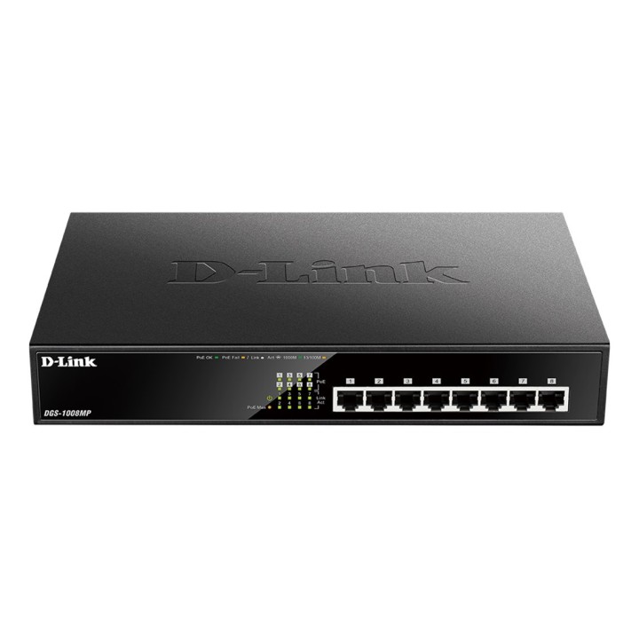 d - link switch d - link 8 puertos gigabit max poe