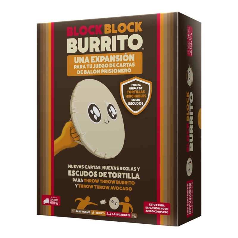 juegos juego de mesa block block burrito edad recomendada 7 anos