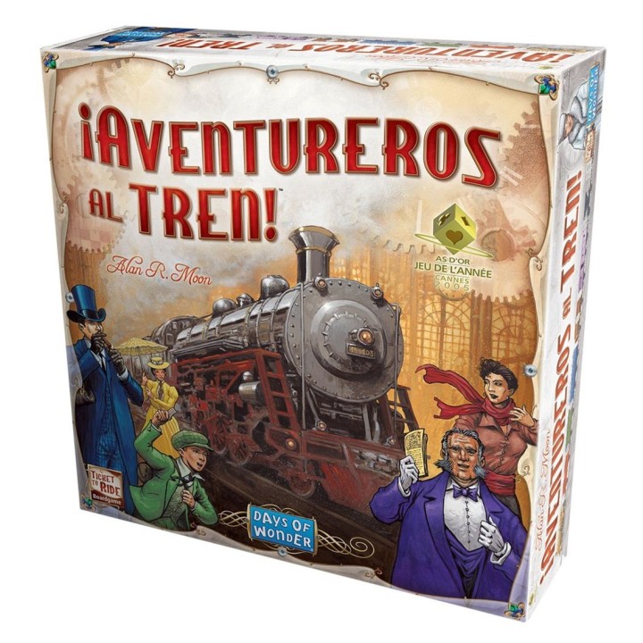 juegos juego de mesa aventureros al tren pegi 8