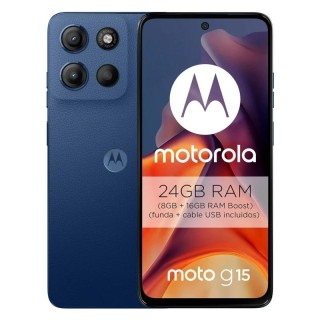 motorola moto g15 4g 6.7 8gb 512gb navy peony