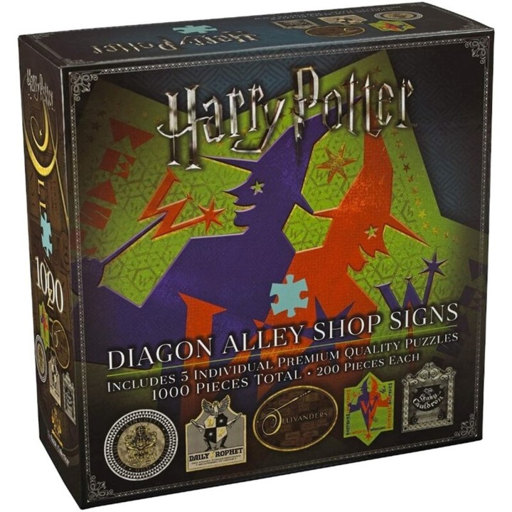 the noble collection puzzle the noble collection harry potter callejon diagon simbolos & logos tiend