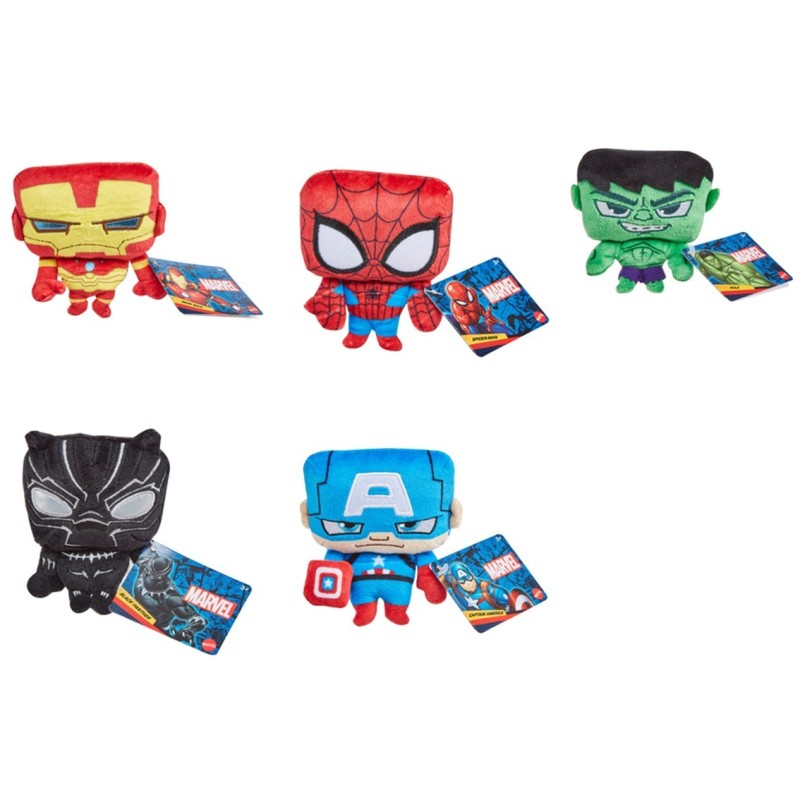 mattel surtido peluches mattel marvel 20 cm 16 unidades