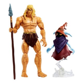 mattel figura mattel masters of the universe revelation he - man savage deluxe