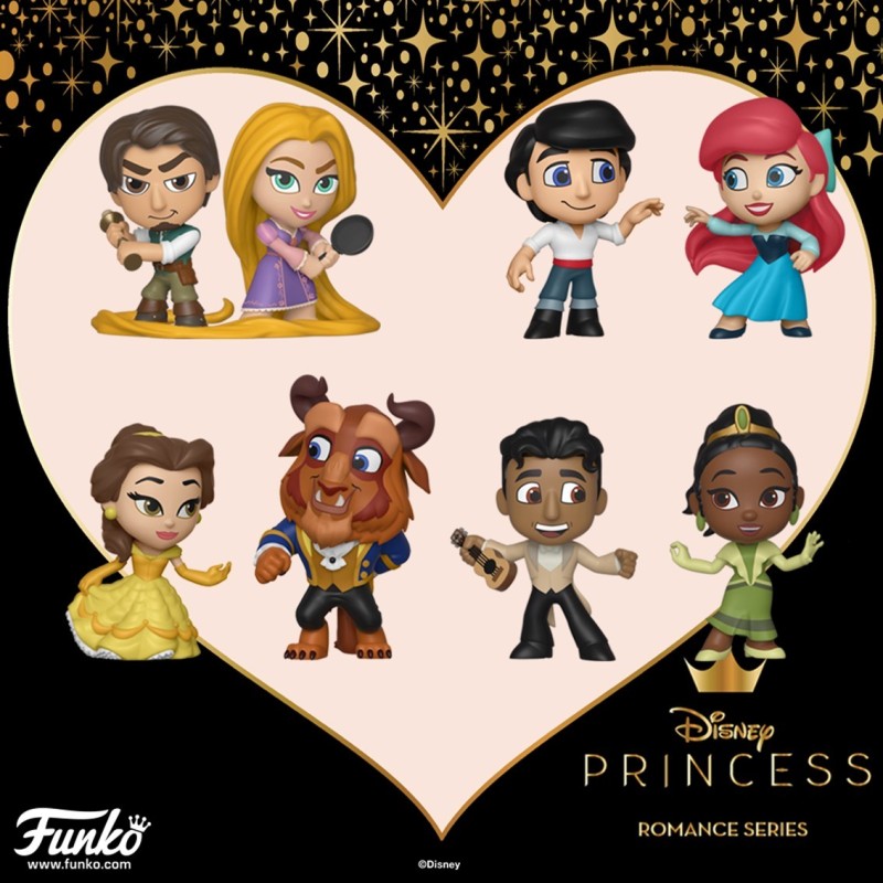 funko mistery mini disney royal romance enredados flynn & rapunzel pack 2