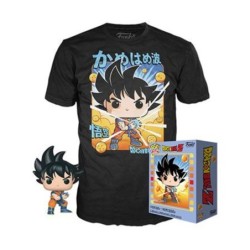 funko pop & tee dragon ball z goku kamehameha funko + camiseta talla l ut - 56667l