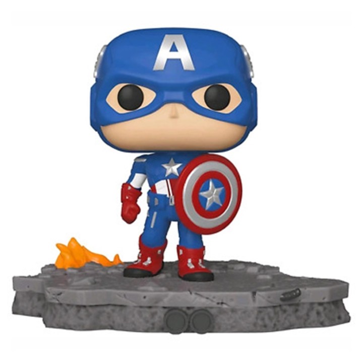 funko funko pop deluxe marvel los vengadores avengers capitan america assemble 45076