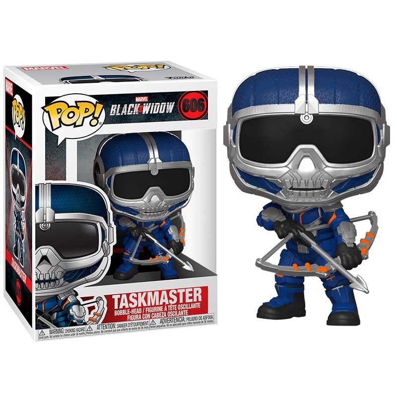 funko funko pop marvel viuda negra taskmaster con arco 46685