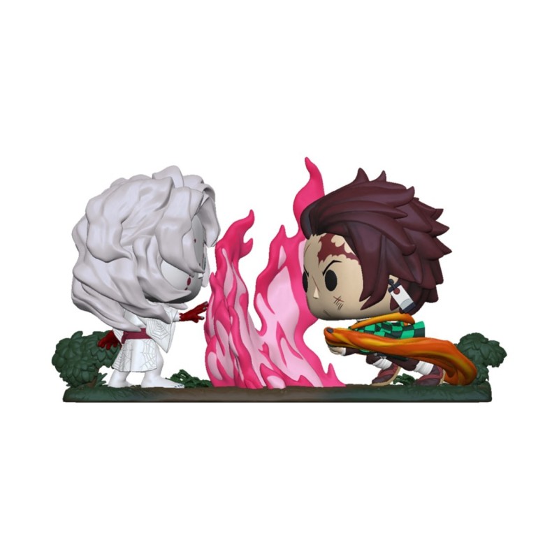 funko funko pop moment animacion demon slayer kimetsu no yaiba tanjiro vs rui