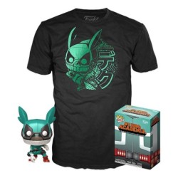 funko pop & tee my hero academia deku funko + camiseta talla m