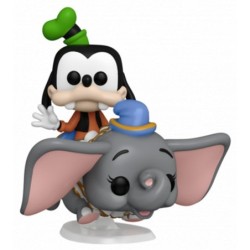 funko funko pop ride supdlx disney world 50th aniversario goofy volando con dumbo 50571
