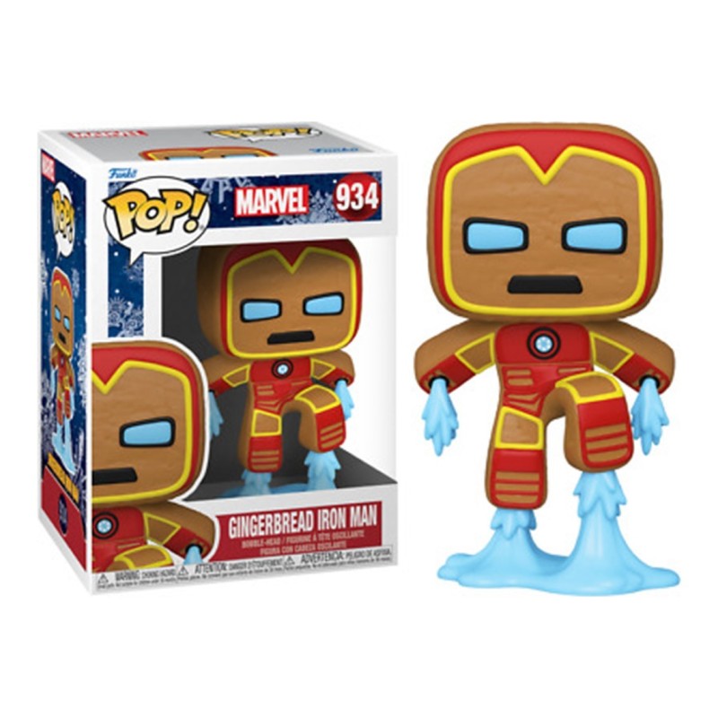 funko funko pop marvel navidad galleta jengibre iron man 50658