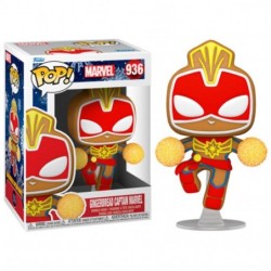 funko funko pop marvel navidad galleta jengibre capitana marvel 50661