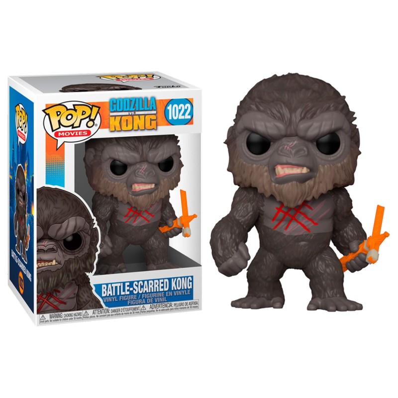 funko funko pop cine godzilla vs kong kong herido 50954