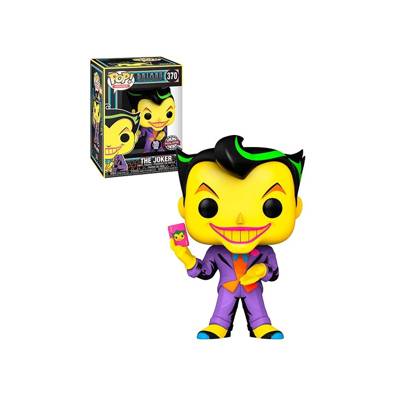 funko funko pop dc black light joker multicolor 51723