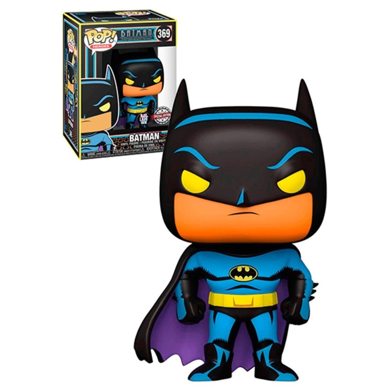 funko funko pop dc black light batman multicolor 51725