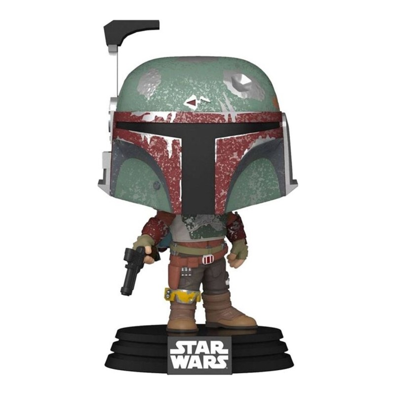 funko funko pop star wars the mandalorian estilo boba fett marshal con opcion chase 54522