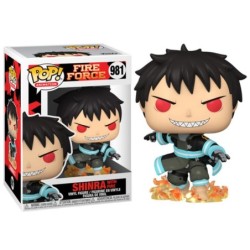 funko funko pop animacion fire force shinra con fuego 56159