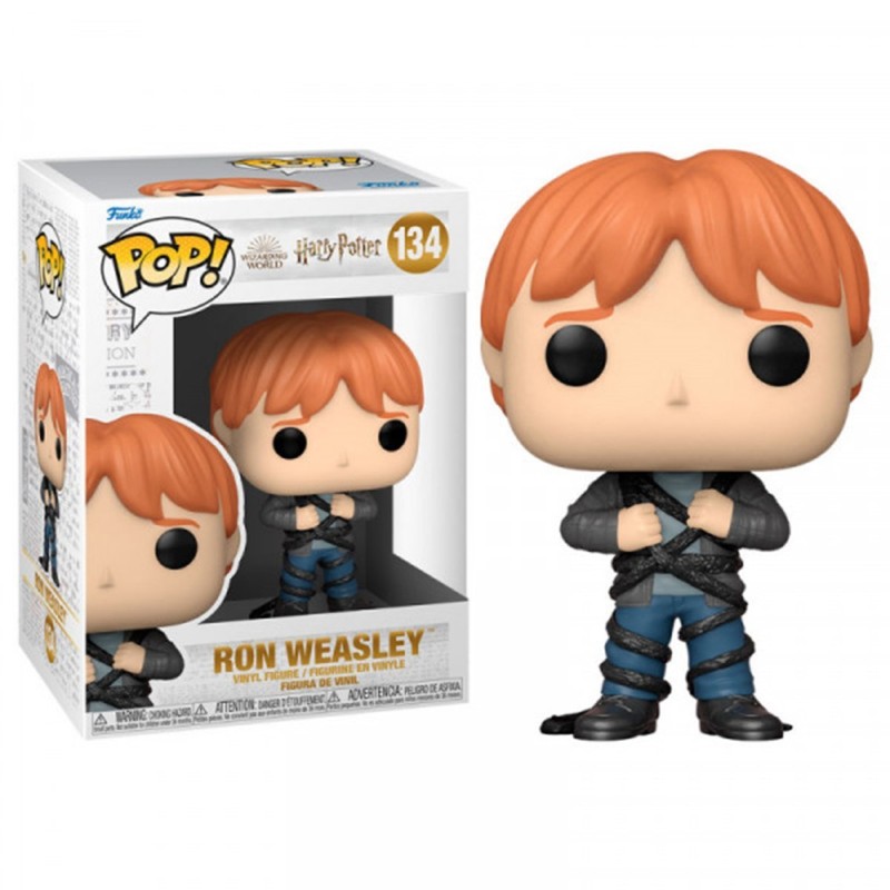 funko funko pop harry potter ron weasley trampa planta piedra filosofal