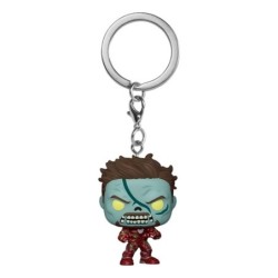 funko funko pop keychain llavero marvel what if iron man zombie 57400