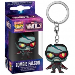 funko funko pop keychain llavero marvel what if falcon zombie 57401