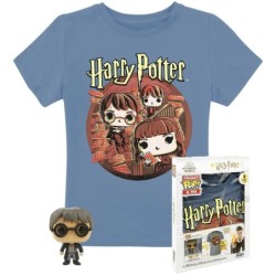 funko pop & tee harry potter funko + camiseta trio talla xl de nino