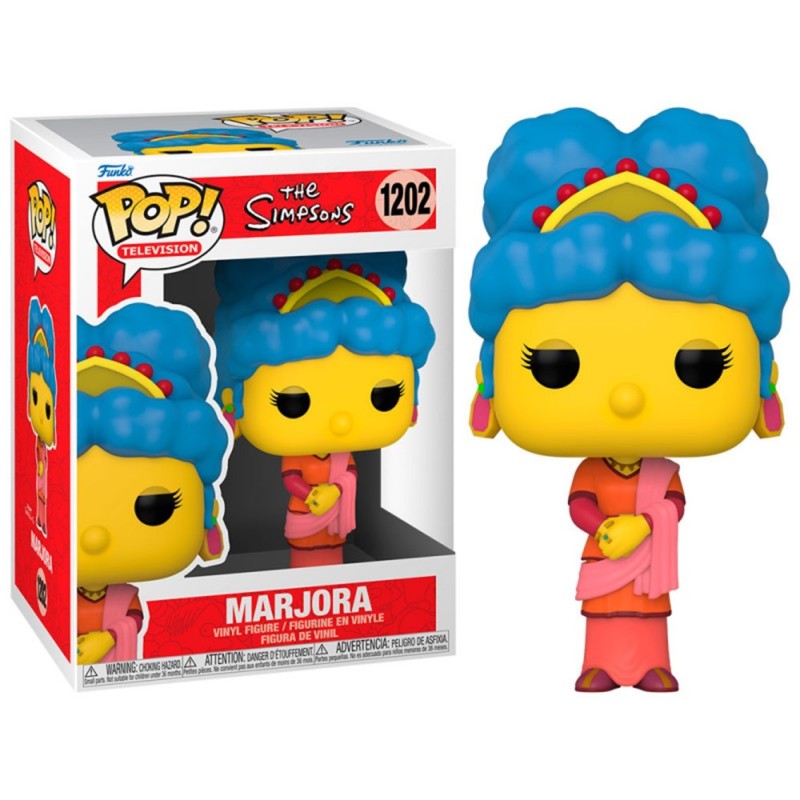 funko funko pop animacion the simpsons marge como marjora 59298
