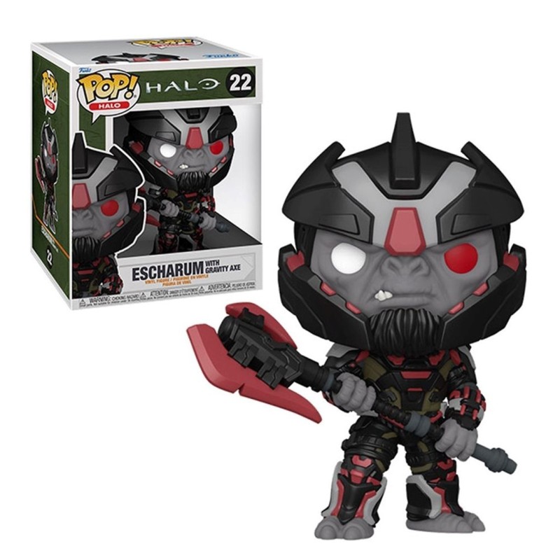 funko funko pop super videojuegos halo infinite escharum con hacha de gravedad 59339