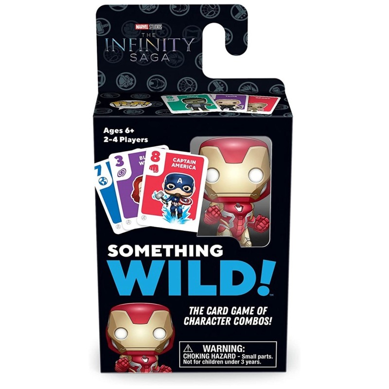 funko juego de mesa funko something wild marvel infinity saga iron man pegi 6 60495
